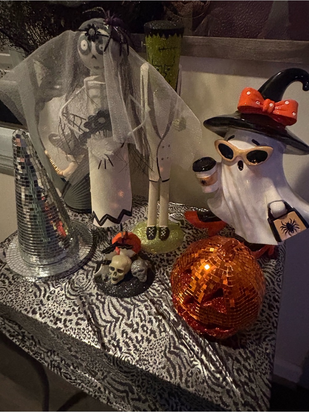 FRANKIE and his BRIDE 15 inc metal HALLOWEEN FUN 🎃 - Picture 7 of 14